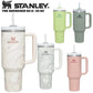 Stanley com Alça, Tampa de Canudo em Aço Inoxidável, 30oz/40oz